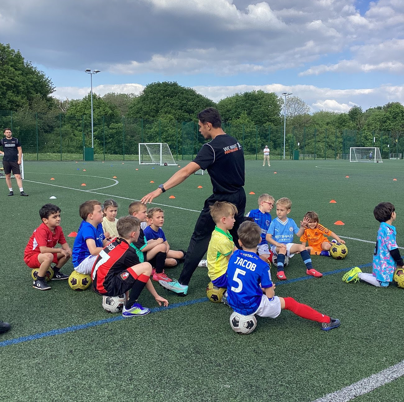 Burlington Junior School football camp